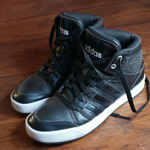 adidas neo leopard print